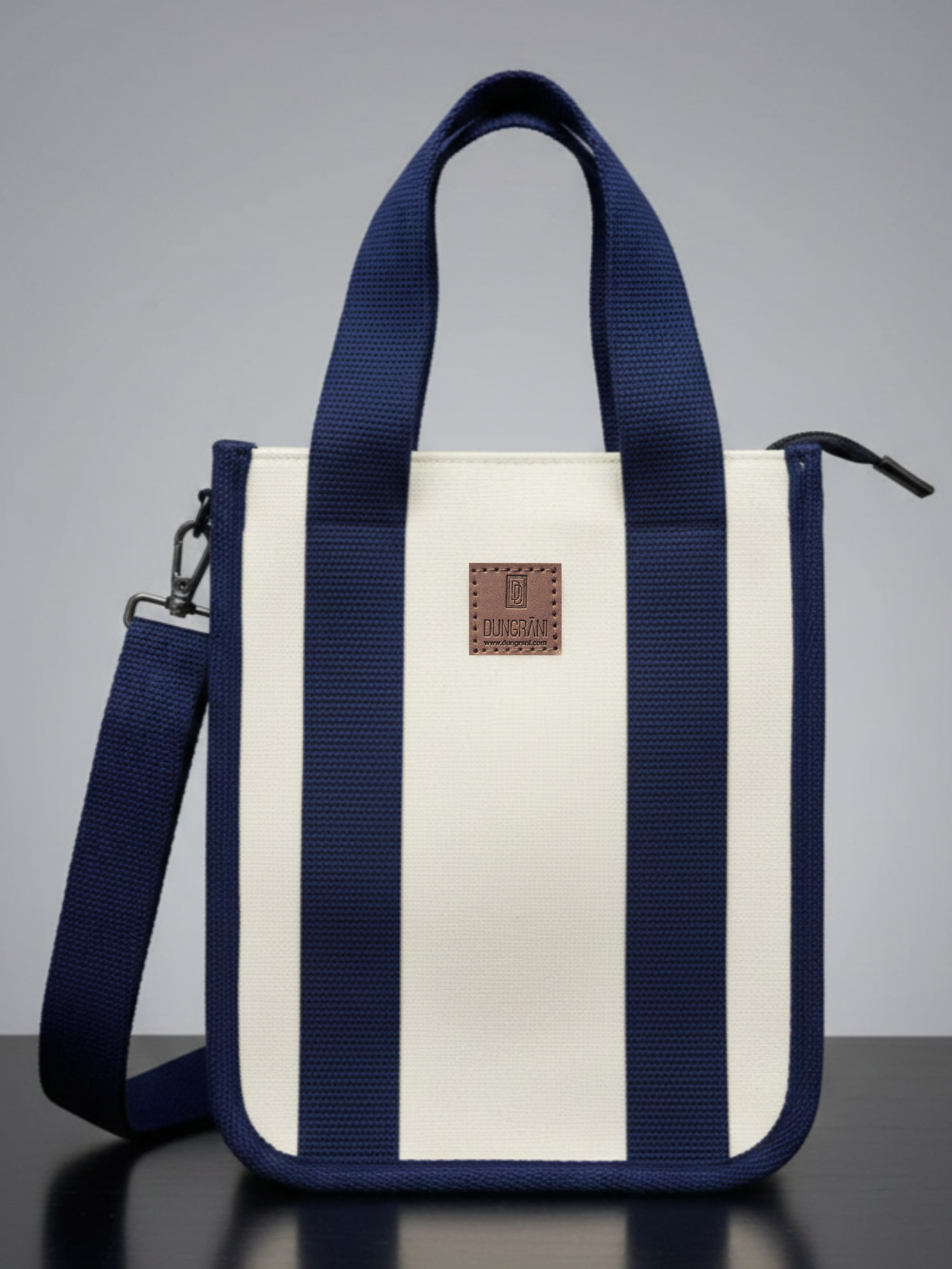 NATURAL BEIGE MINI CLASSIC CANVAS TOTE BAG