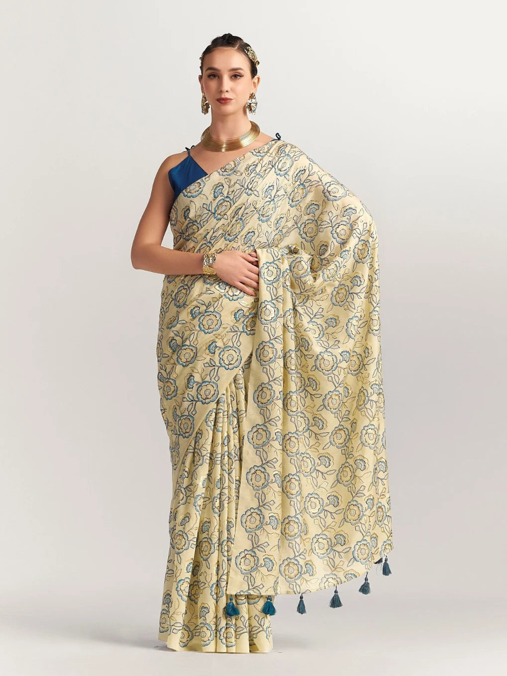 PERI PERI ROSE SAREE WITH BLOUSE