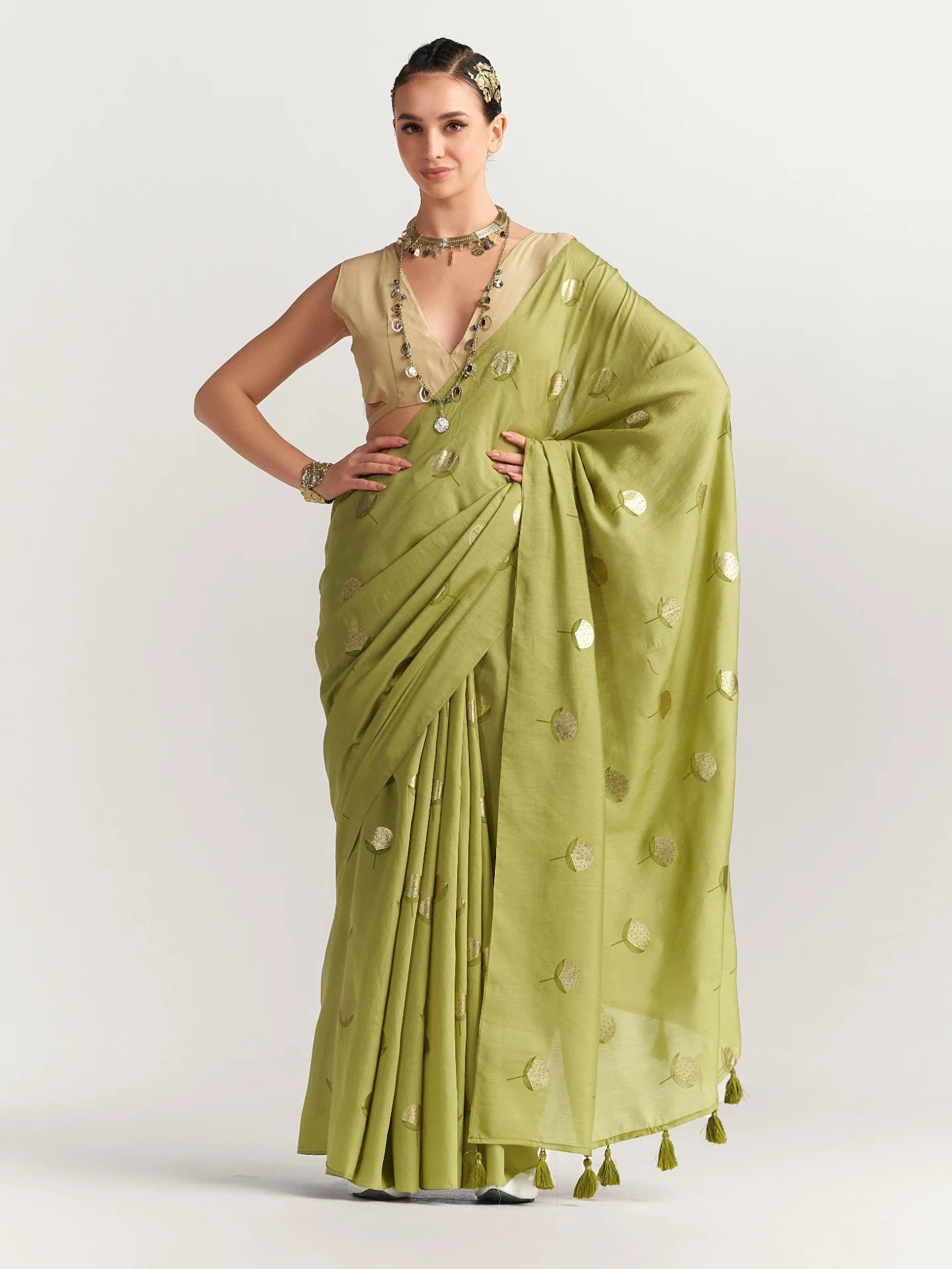 PERI PERI NUT SAREE WITH BLOUSE