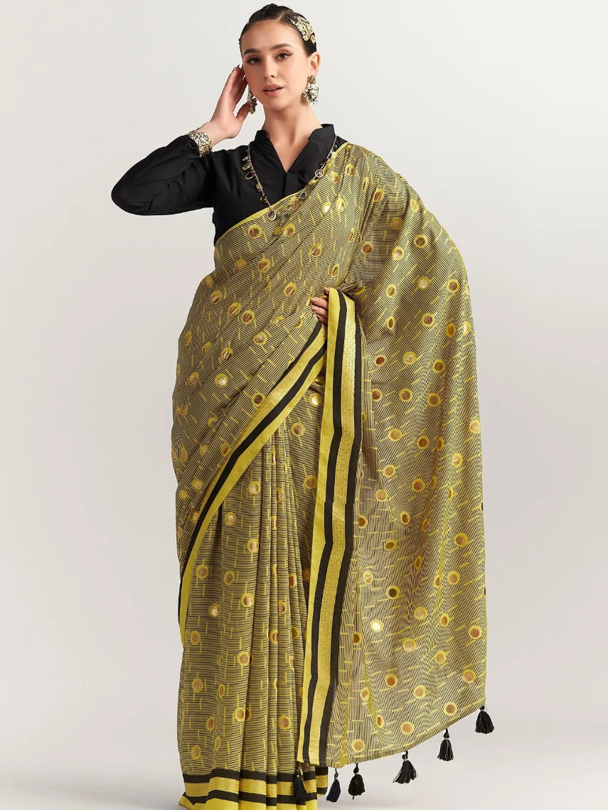 PERI PERI COIN SAREE WITH BLOUSE