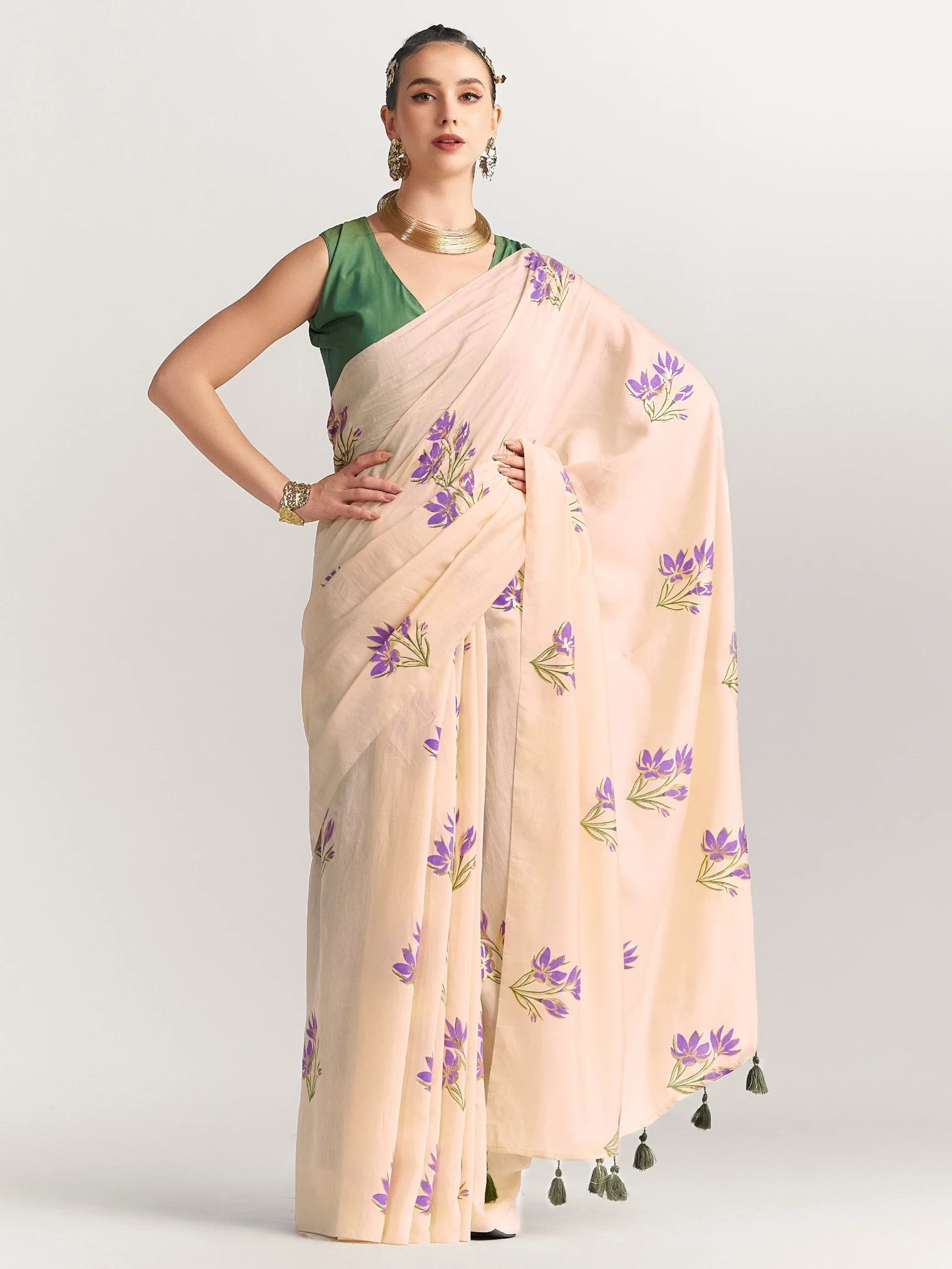 PERI PERI TULIP SAREE WITH BLOUSE