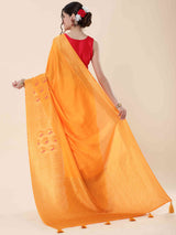 DUNGRANI YELLOW EVA SILK NAYRA SAREE