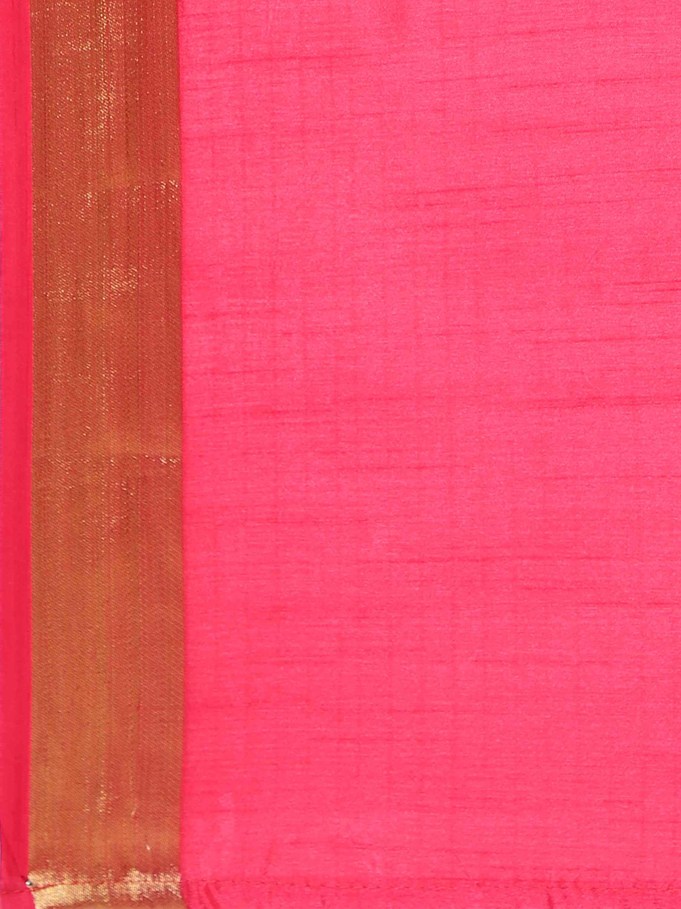 PINK EVA SILK 4D PALLU SAREE