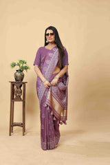 PURPLE PERI PERI SAREE