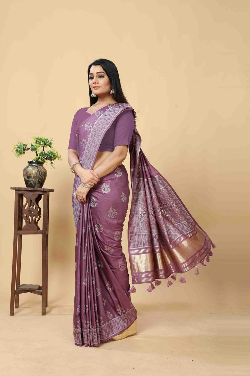 PURPLE PERI PERI SAREE