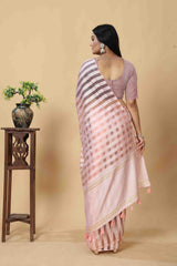 PINK FEEZY FIGARO SAREE