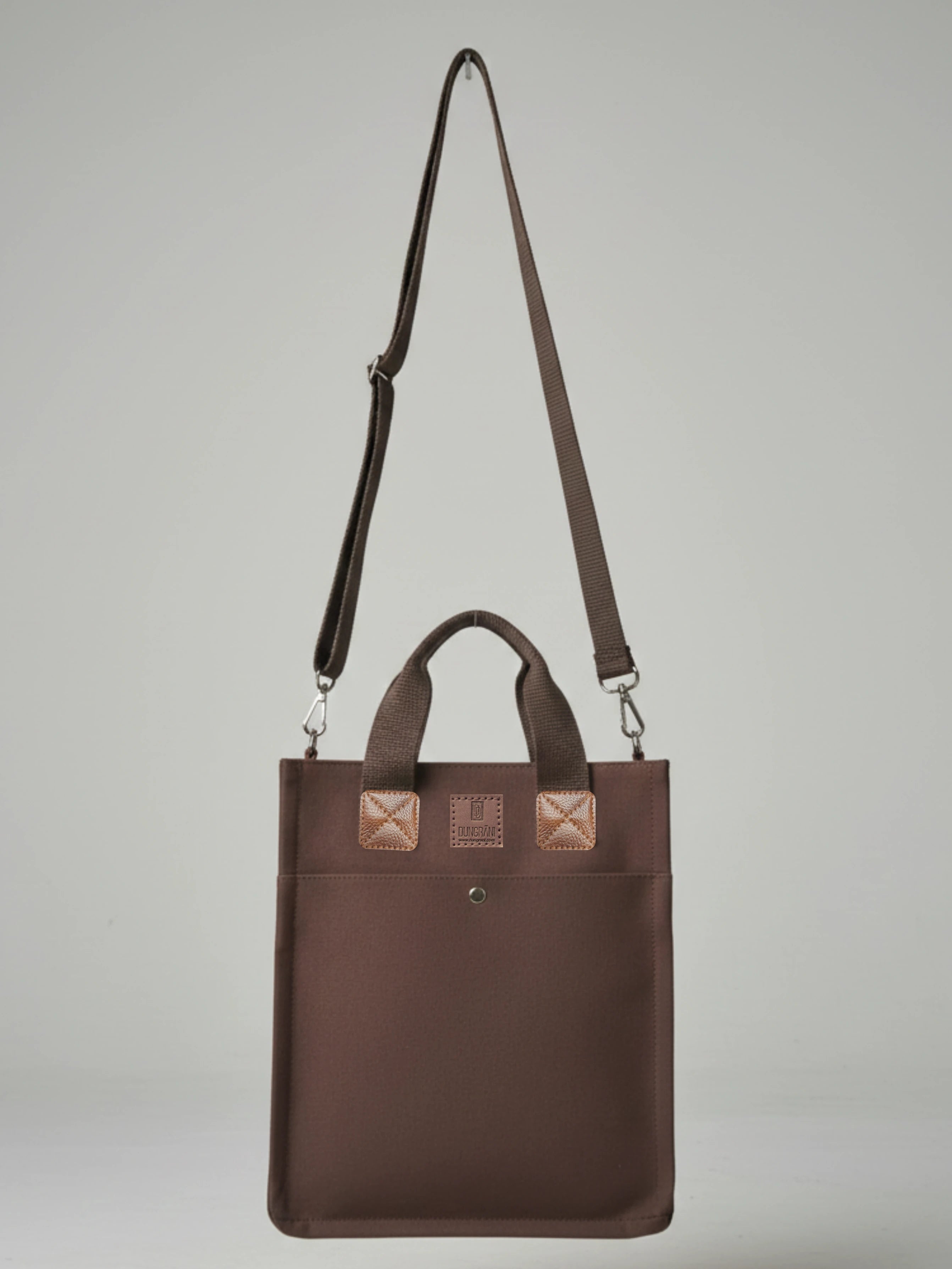 BROWN UNISEX CLASSIC CANVAS BAG