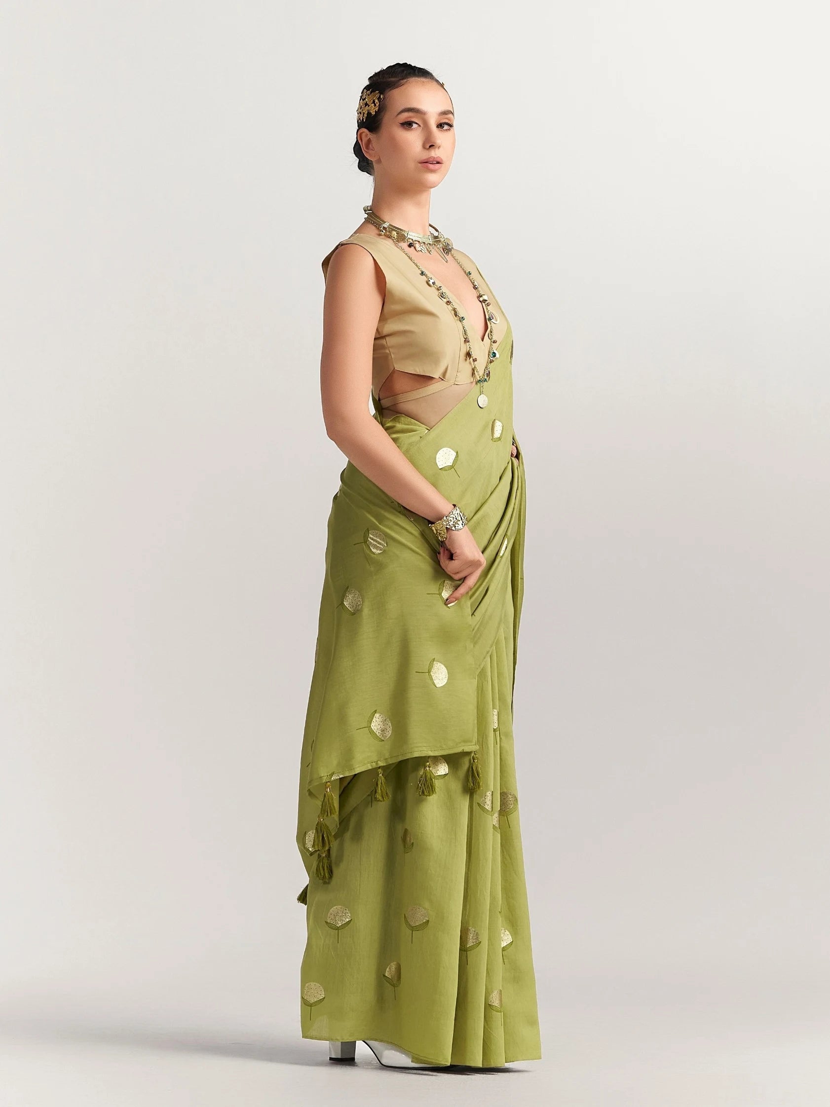 PERI PERI NUT SAREE WITH BLOUSE