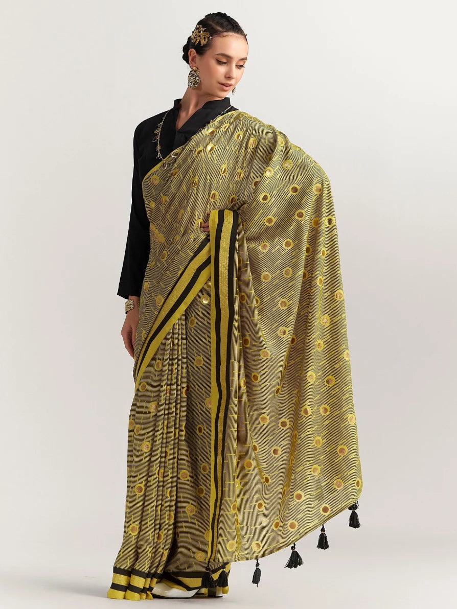 PERI PERI COIN SAREE WITH BLOUSE