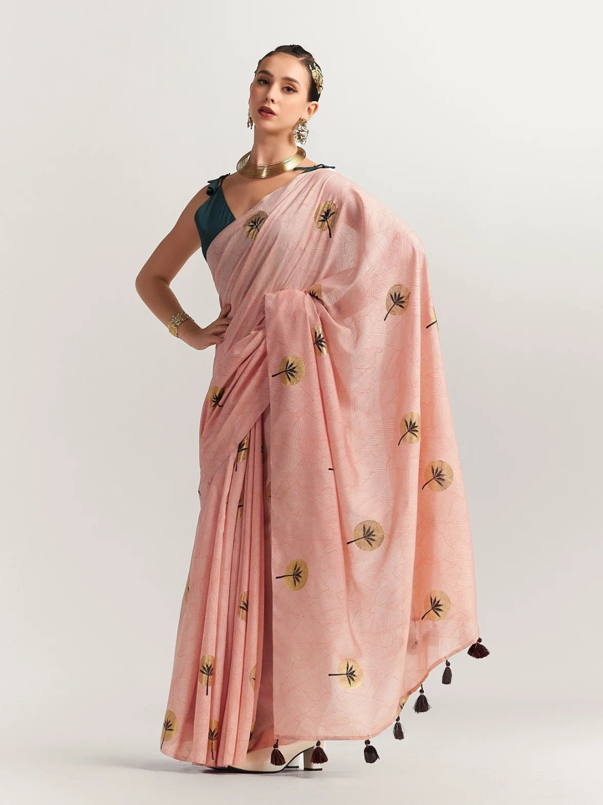 PERI PERI COCONUT SAREE WITH BLOUSE