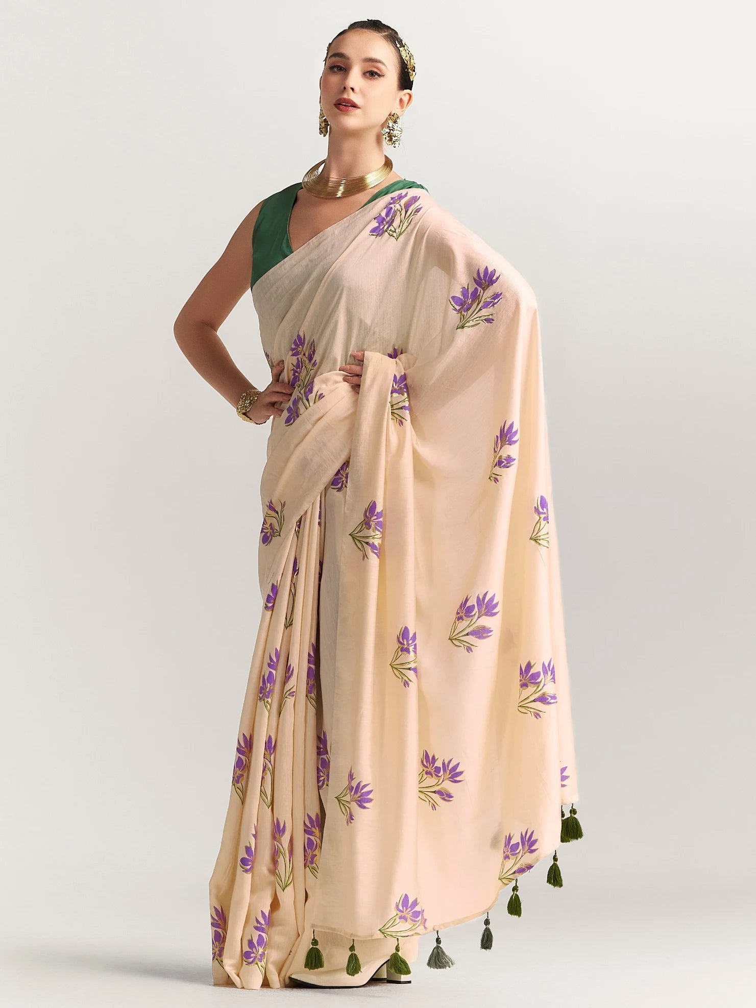 PERI PERI TULIP SAREE WITH BLOUSE