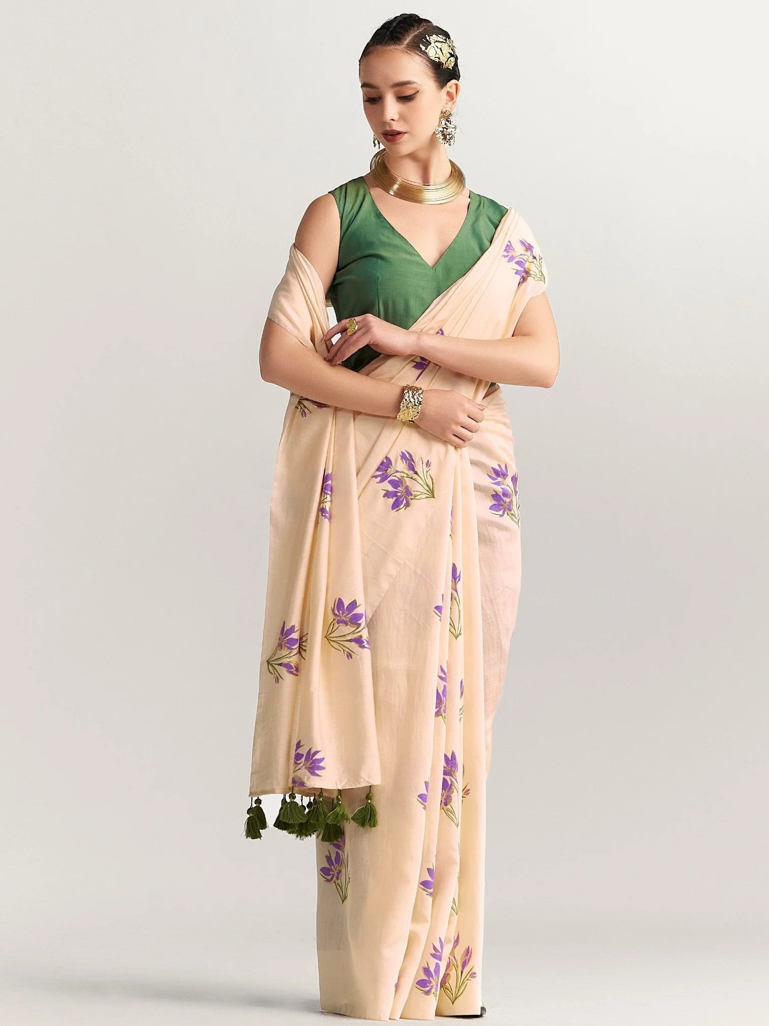PERI PERI TULIP SAREE WITH BLOUSE
